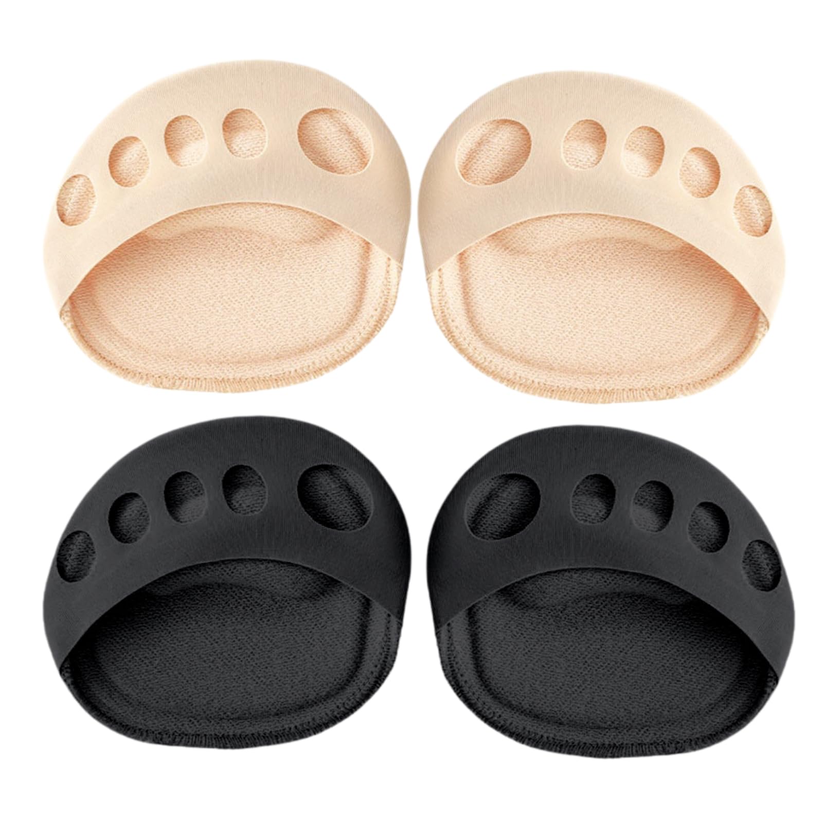 Metatarsal Pads - Soft Invisible Socks for Women & Men | Reusable Foot Cushions for Runners | Ball of Foot Pain Relief | Prevent Discomfort | Perfect for Running, Walking & Sports Activities