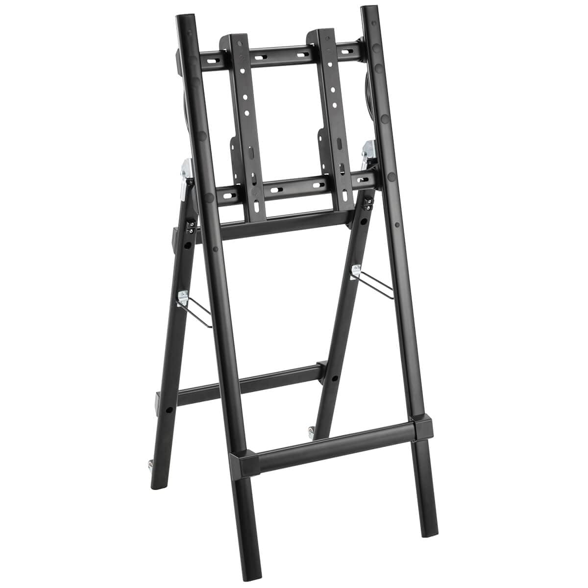 Tripp Lite DMPDS3255CF Portable TV Monitor Stand for 32 to 55 Inch Screens with Rear Rolling Caster Wheels - Adjustable Portrait & Landscape Viewing for Home Office, Studio, and Retail Displays