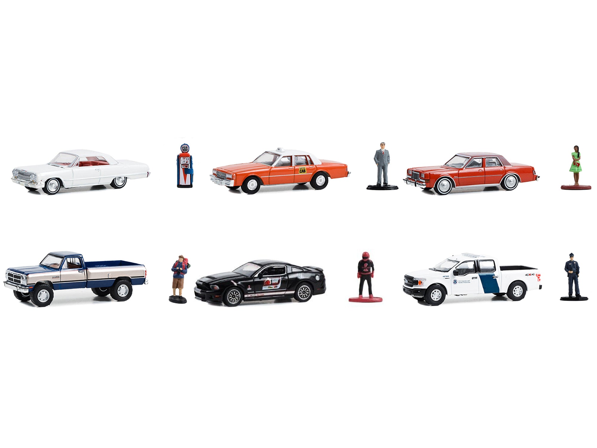 Greenlight Series 15 1/64 Diecast Model Cars - 6-Piece Collectible Set for Car Enthusiasts | Perfect for Display, Gifts & Hobby Collections