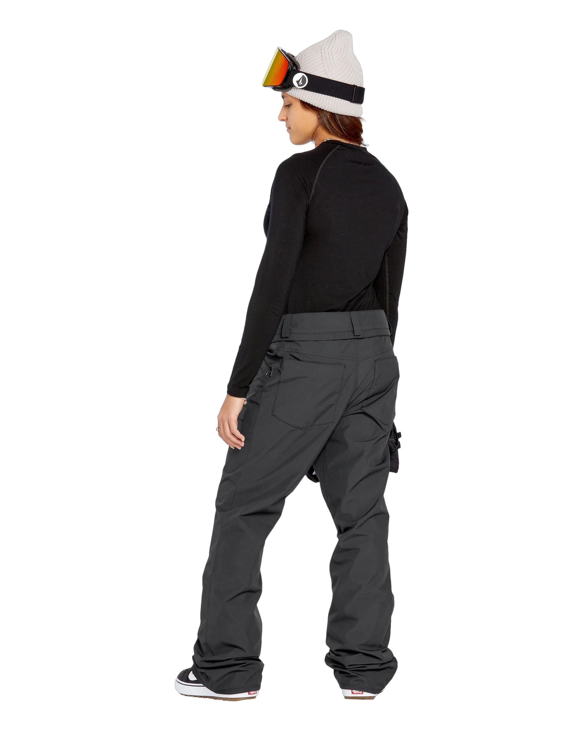 Volcom Women's Hallen Modern Fit Snowboard Pants - Waterproof, Insulated Winter Ski Pants for Snowboarding & Cold Weather Activities
