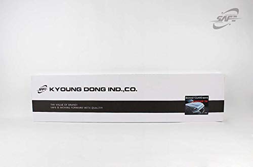 **2019-2020 Hyundai Santa Fe Chrome Hood Guard - Heavy Duty Bonnet Protector (1-Piece) for Off-Road & Highway Driving**