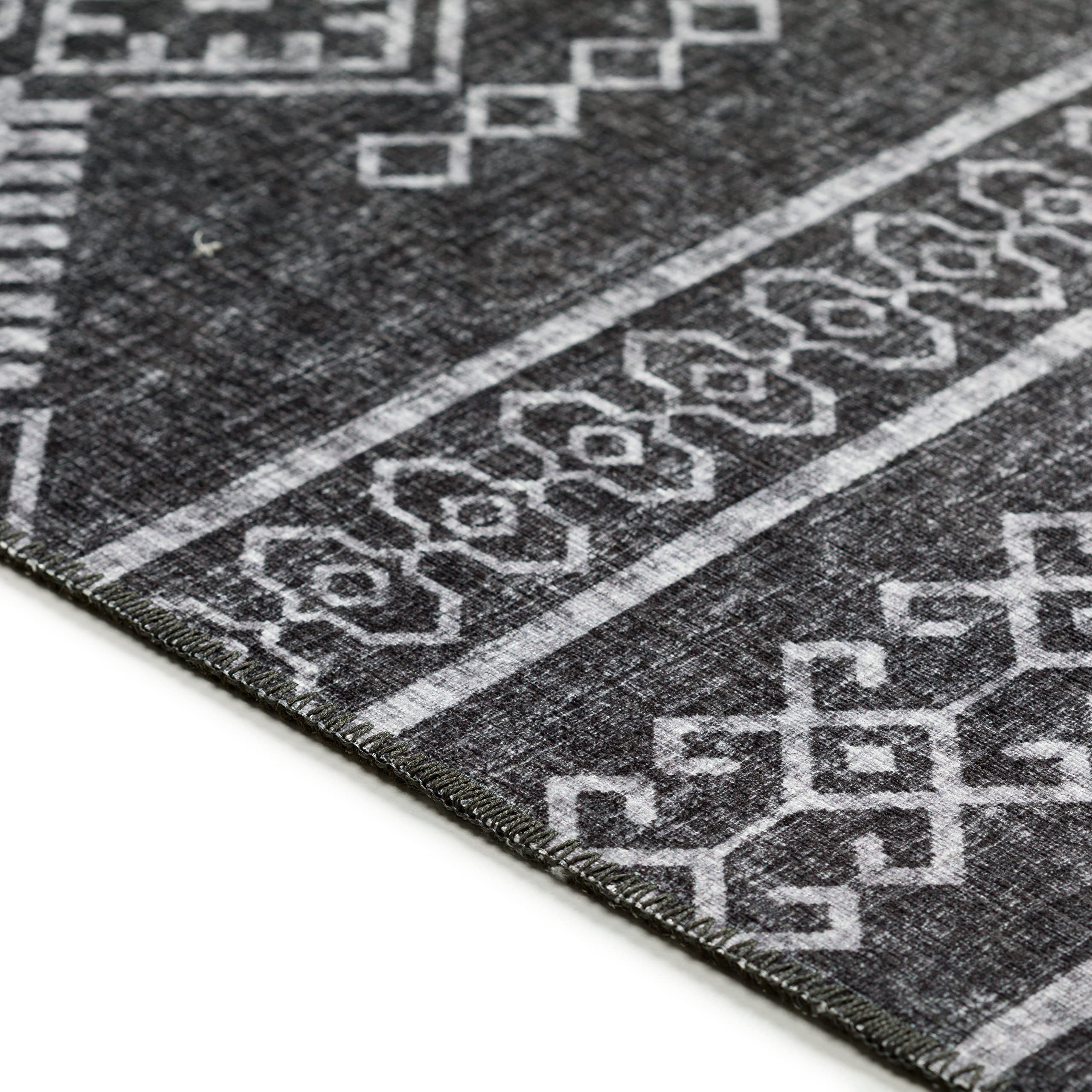 Addison Rugs Yuma AYU44 Gray 8' x 8' Square Area Rug - Soft Modern Floor Carpet for Living Room, Bedroom & Office Decor