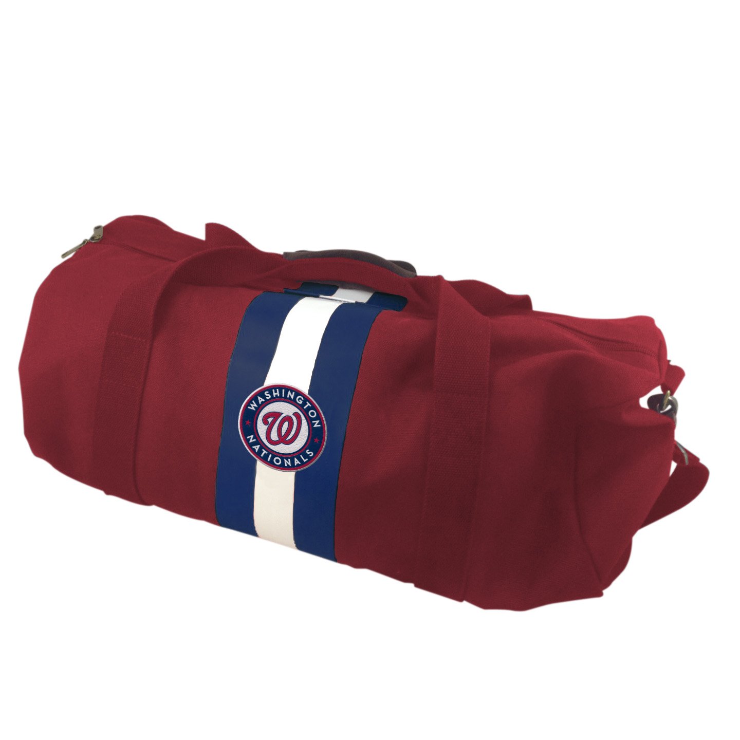 Washington Nationals MLB Rugby Duffel Bag - Large Sports Gym Travel Duffle Bag for Men & Women - Perfect for Baseball Games, Gym Workouts & Weekend Getaways