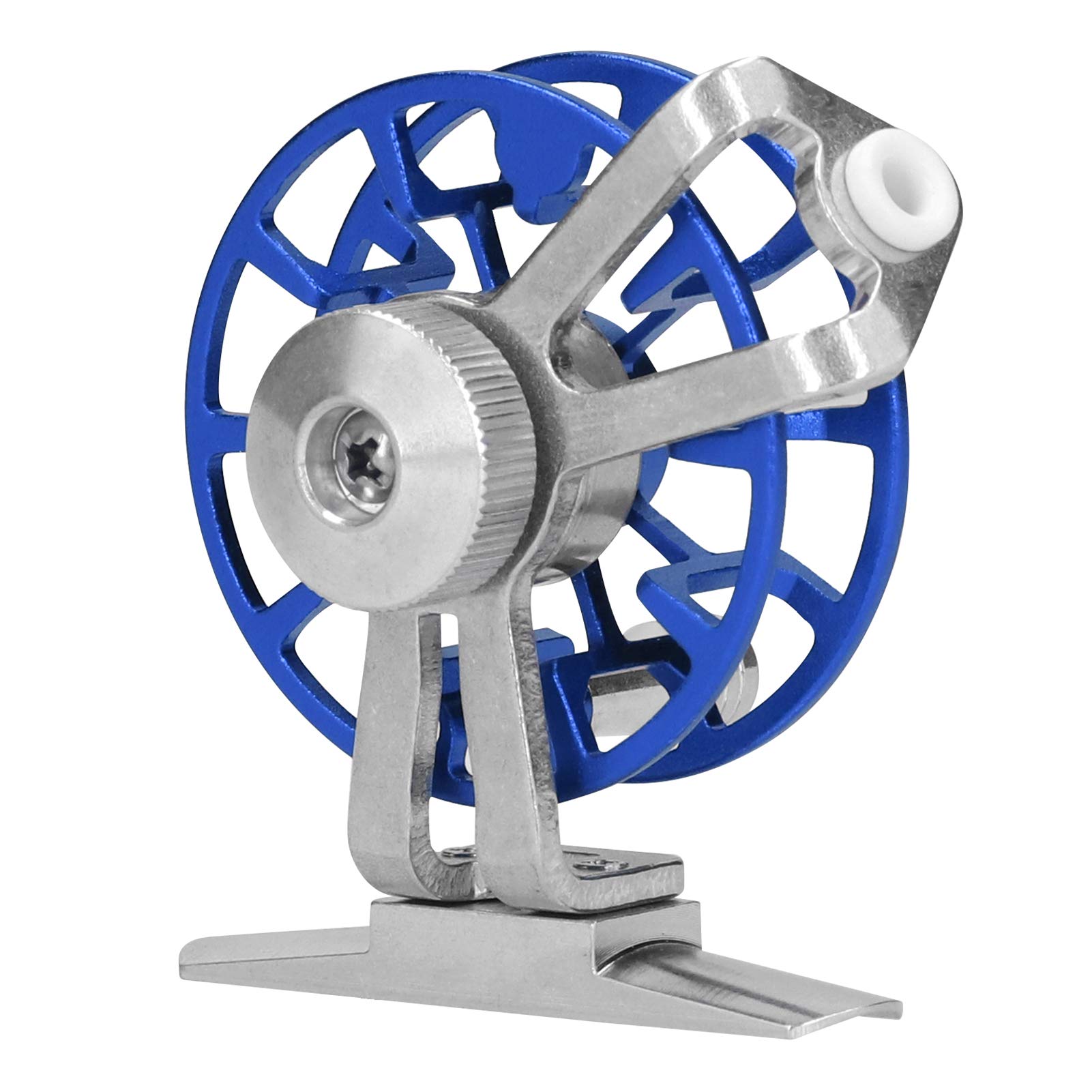 Right Handed Fishing Raft Wheel - Portable Ice Fishing Reel with Lightweight Design for Winter Angling | Perfect for Ice Fishing, Kayak Fishing & Outdoor Adventures