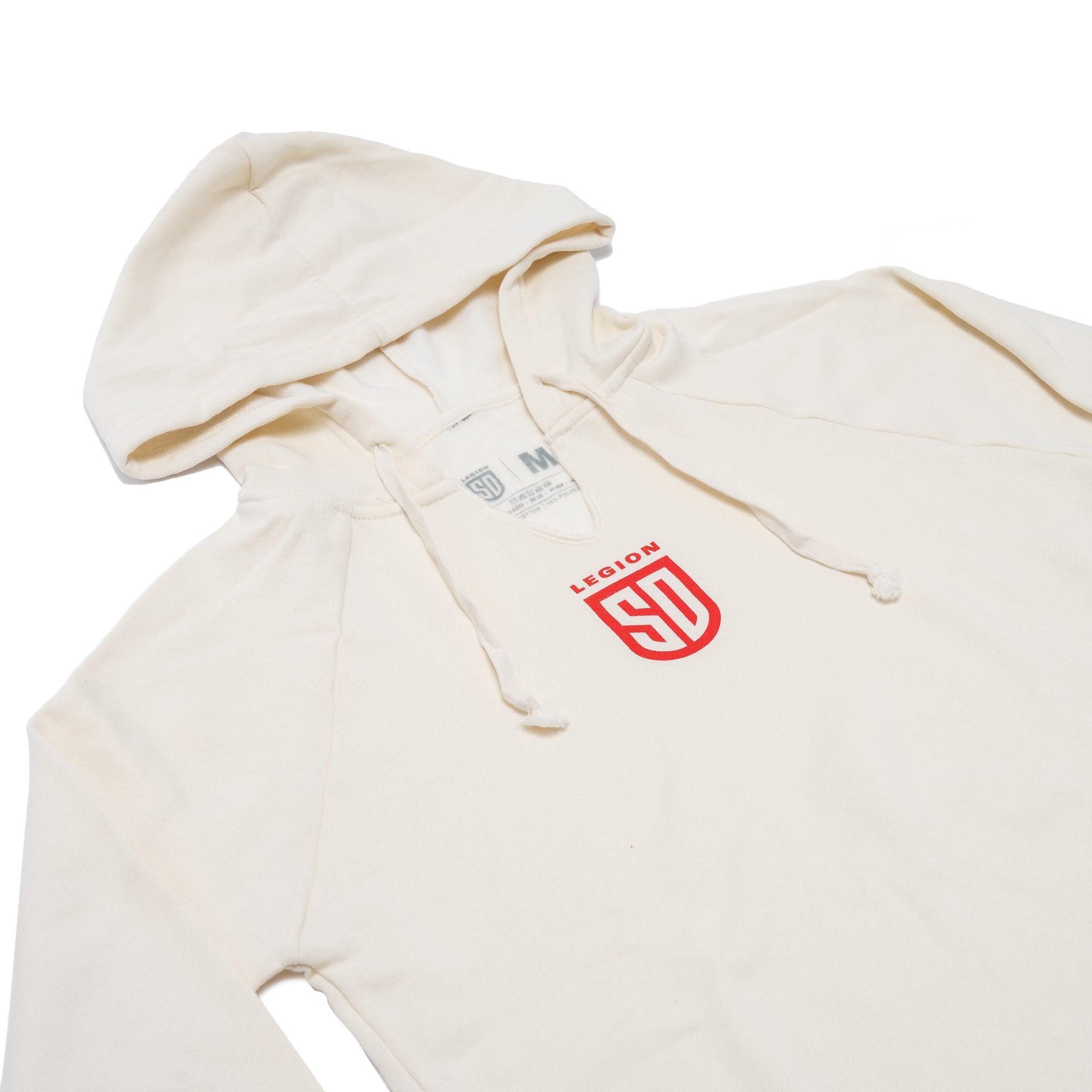 SD LEGION Women's Hooded White Pullover Sweatshirt - Cozy Fleece Winter Hoodie for Casual Wear, Gym & Outdoor Activities