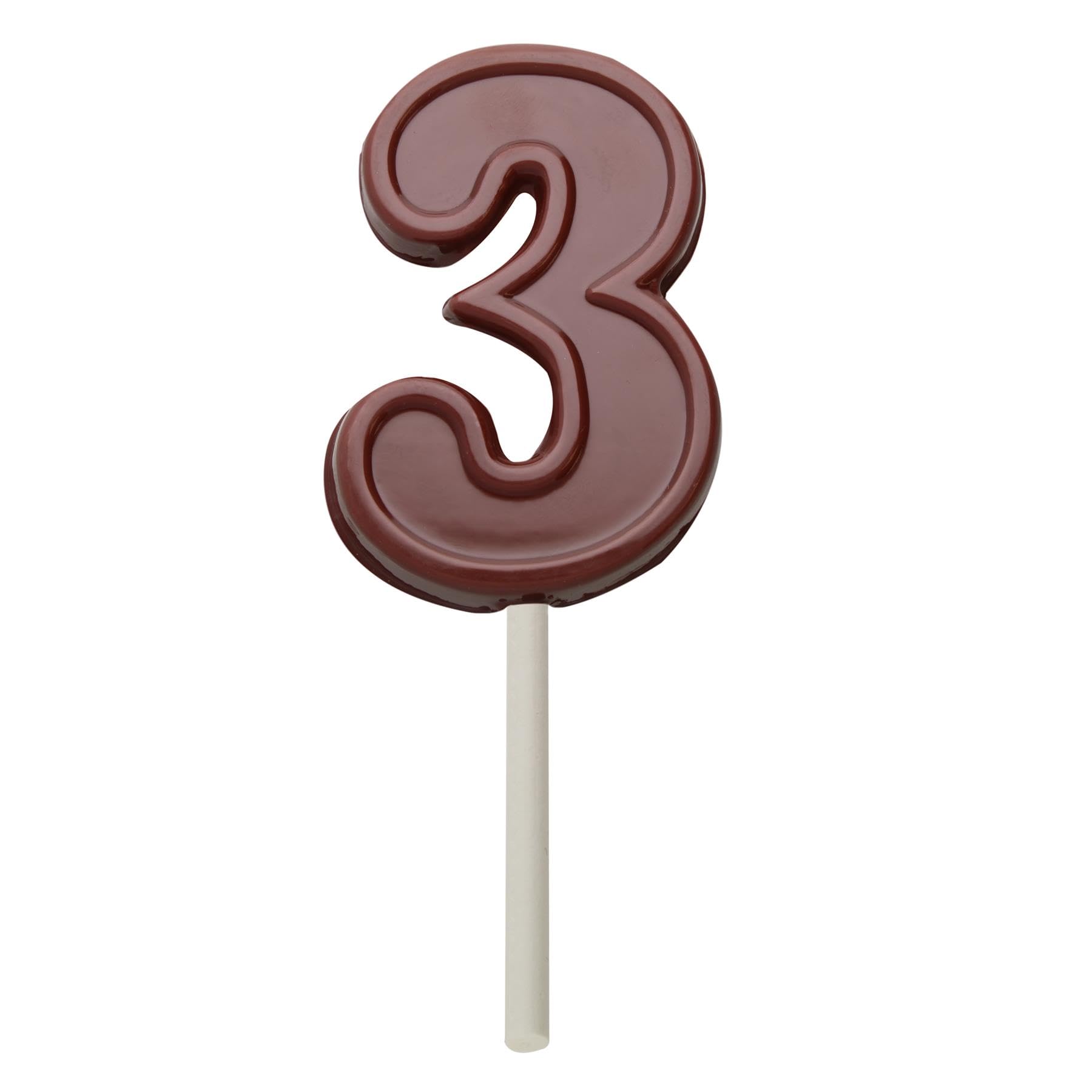 Cybrtrayd No. 3 Lollipop Chocolate Candy Mold - Premium Silicone Baking Tool with Step-by-Step Instructions for Homemade Chocolates, Candies & Cake Decorations - Perfect for DIY Treats, Birthday Parties & Holiday Gifts