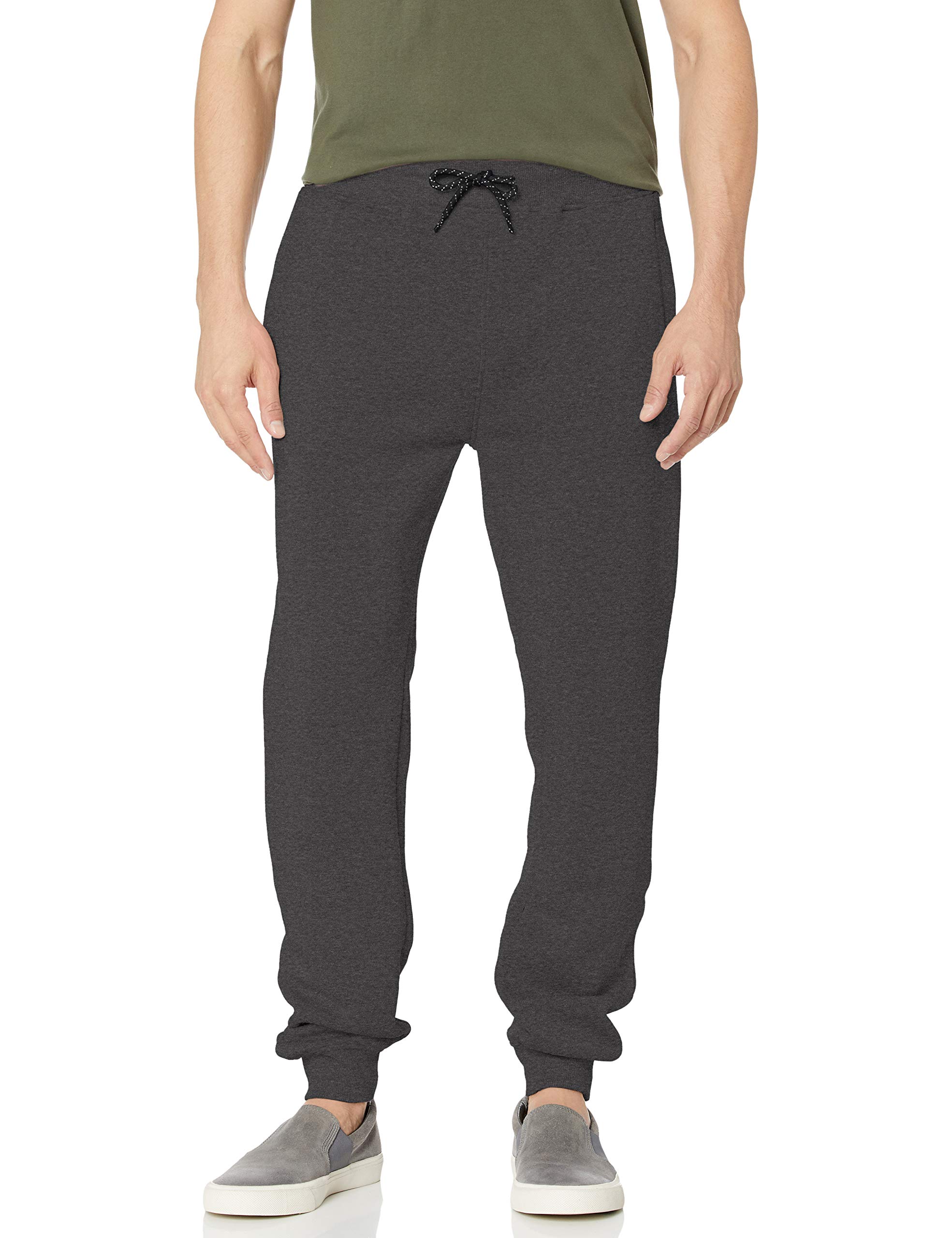 WT02 Men's Basic Active Fleece Jogger Pants - Comfortable & Breathable Workout Sweatpants for Running, Gym, Yoga & Lounge Wear