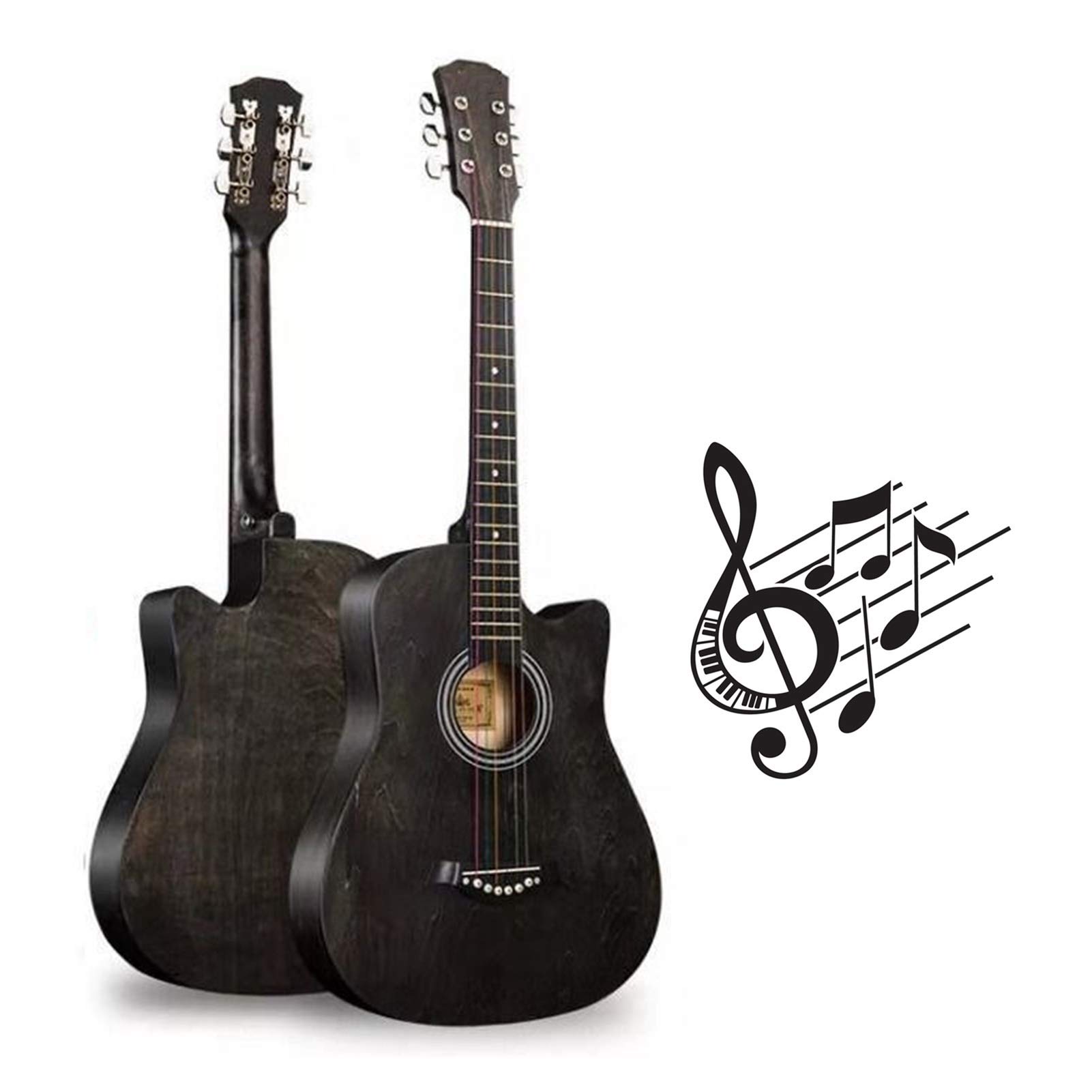 Classical Acoustic Guitar 38 Inch Right-Handed with Gig Bag, Strap, Tuner & Accessories - Full Size Beginner Guitar for Adults & Teens - Perfect for Home Practice, Performances & Music Lessons (Natural Color)
