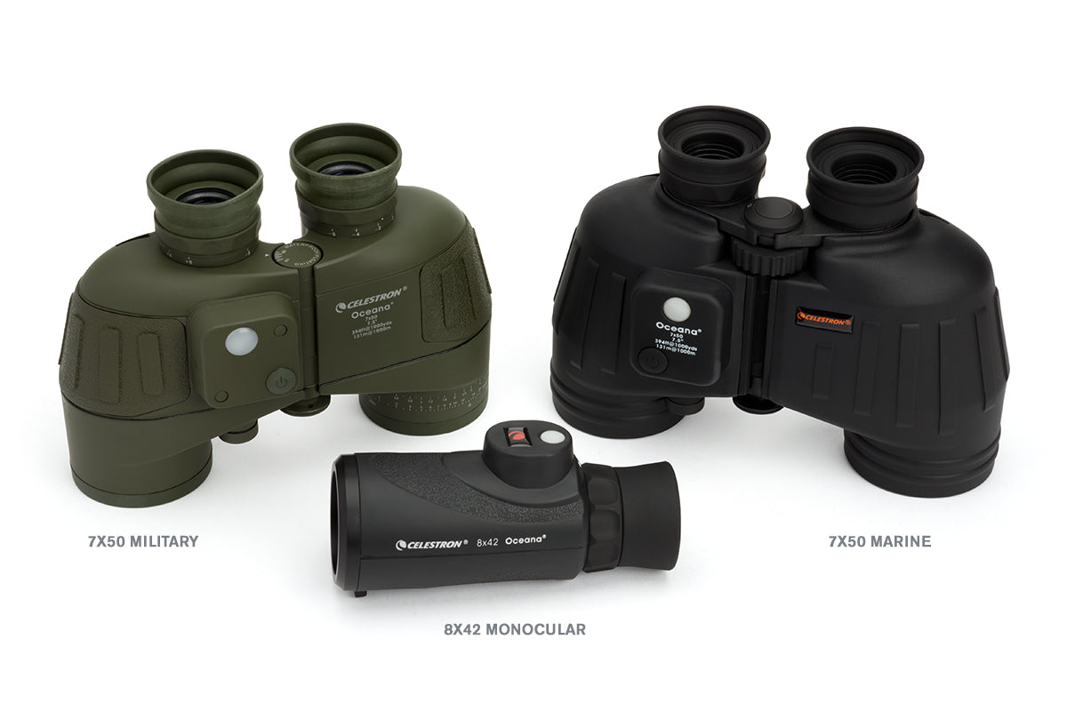 Oceana 8x42mm Monocular Telescope - High Power Waterproof Compact Monocular for Adults - Perfect for Bird Watching, Hunting, Hiking & Travel