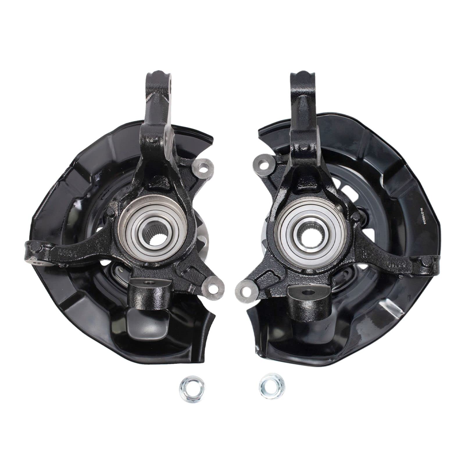 Complete Wheel Hub Bearing & Steering Knuckle Assembly Pair for Toyota Sienna 2004-2020 - Front or Rear Wheel Replacement - Smooth Ride & Enhanced Safety for Highway and City Driving