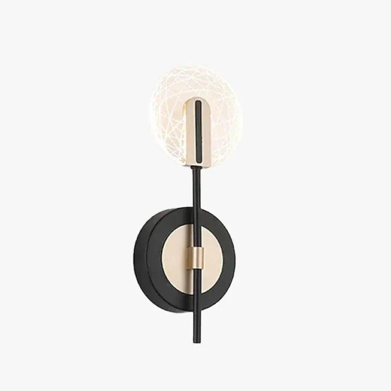 Modern Round LED Wall Light with Rotating Design - Perfect for Living Room, Bedroom, and Hallway Lighting