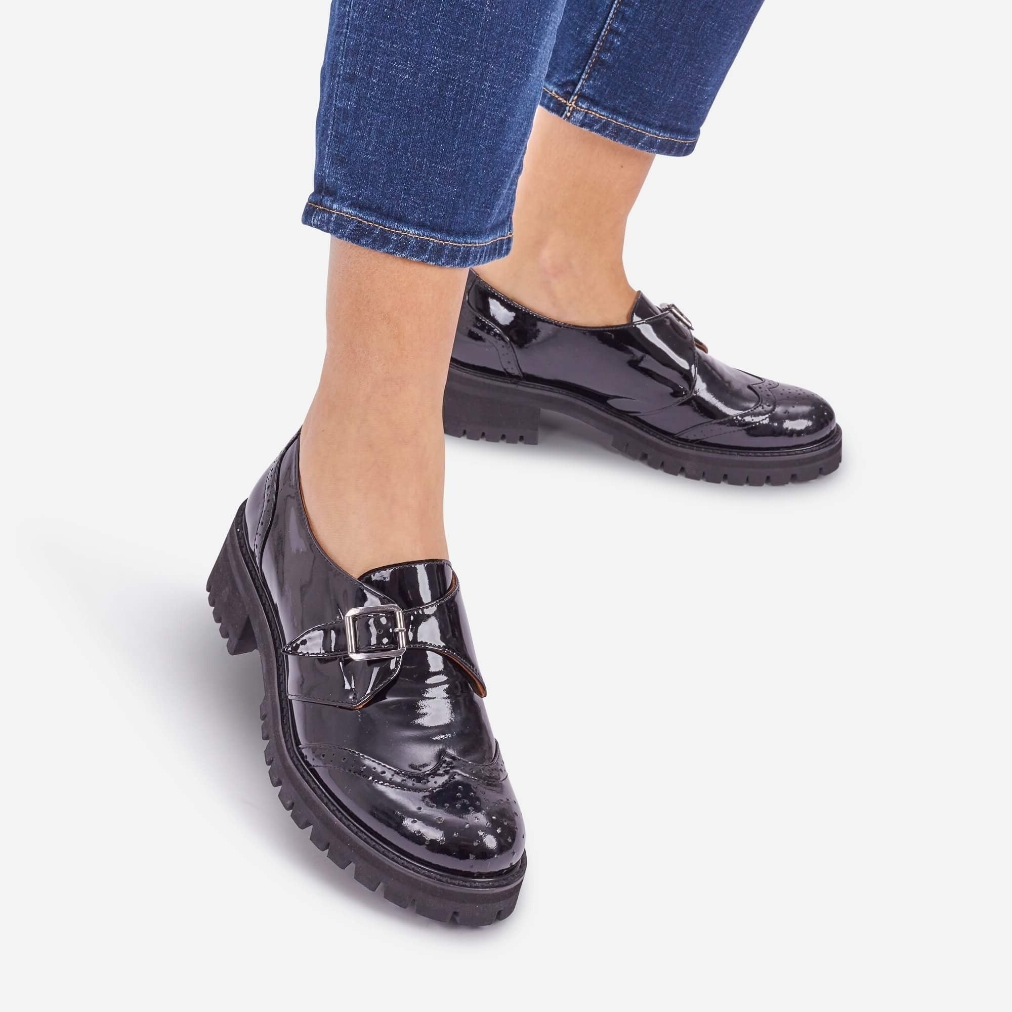 Duke Monk Shoes for Men - Classic Leather Loafers Comfortable Slip-On Dress Shoes for Business, Casual & Office Wear