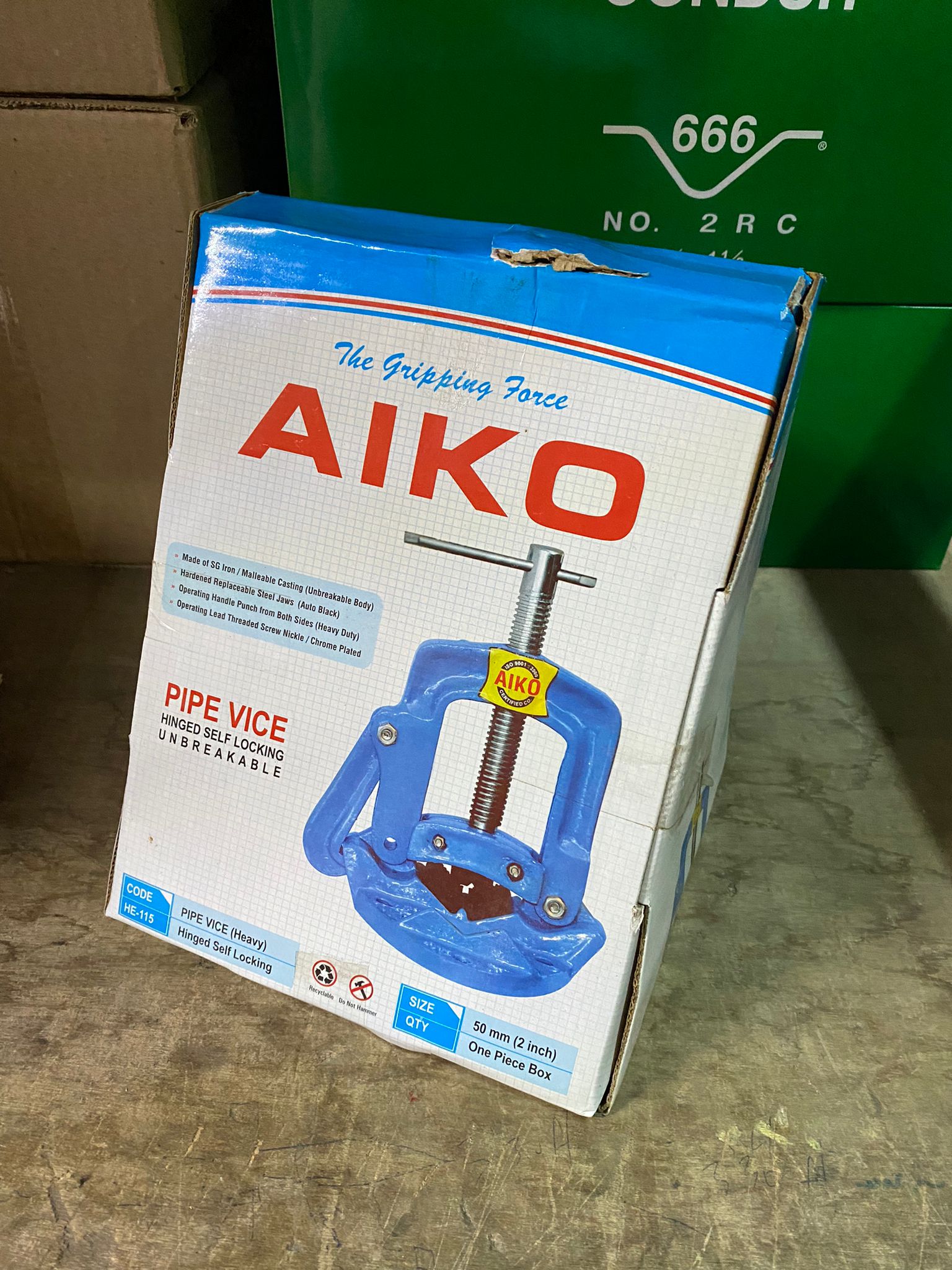 Aiko 2 Conduit Pipe Vise - Heavy Duty Metal Clamp for Electrical Conduit Bending (Model: VISE CPB A) - Perfect for Electricians, DIY Projects & Plumbing Work