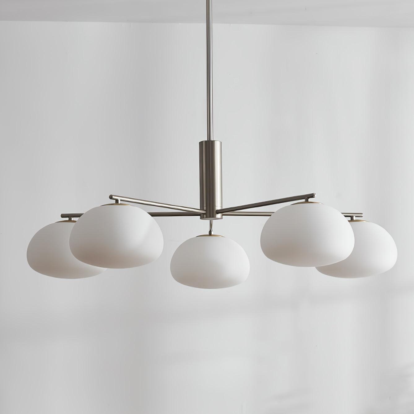 Briette Crystal Chandelier - Modern Elegant Ceiling Light Fixture for Dining Room, Living Room & Bedroom | Perfect for Home Decor & Wedding Venues