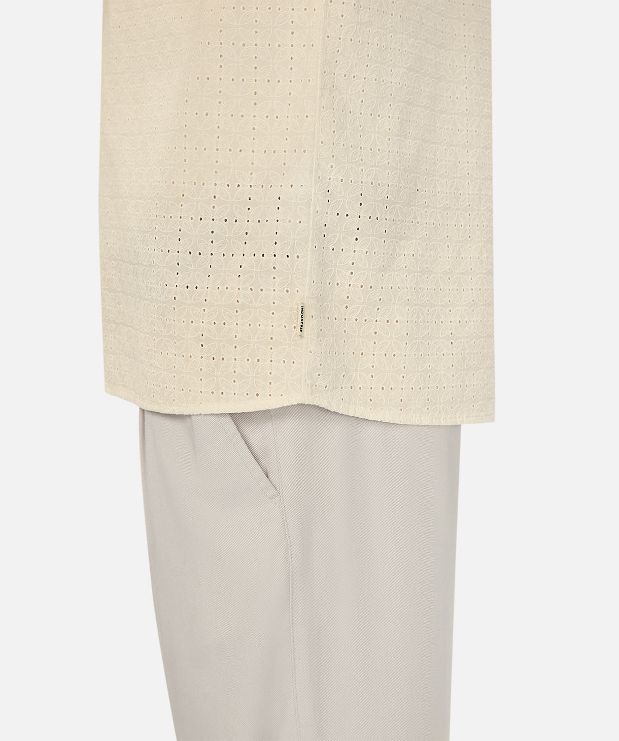The Toulouse Short Sleeve Shirt for Men - Premium Cotton Casual Button Down Shirt in Off White | Perfect for Summer, Office Wear & Casual Outings