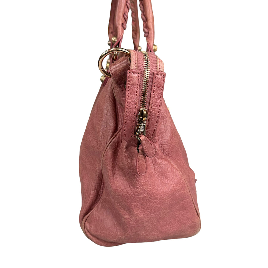 BALENCIAGA Giant Velo Leather Handbag for Women - Luxury Designer Tote Bag for Work, Travel & Everyday Use