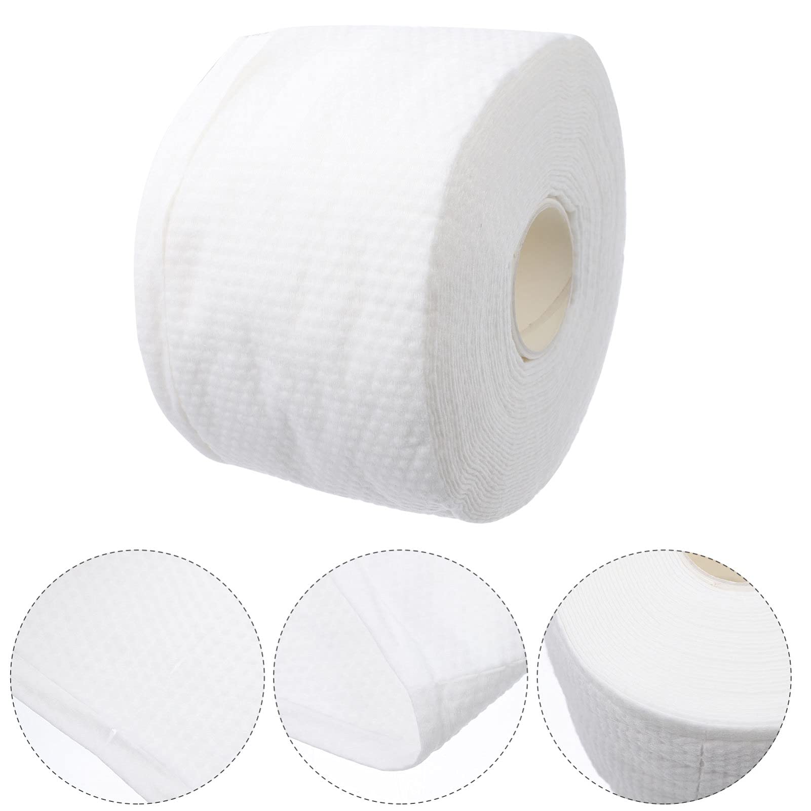 FOMIYES Disposable Makeup Remover Wipes - 1 Roll, Soft Non-Woven Facial Cleansing Towels for Skin Care, Gentle Makeup Removal & Face Cleansing | Perfect for Travel, Gym & Daily Beauty Routine