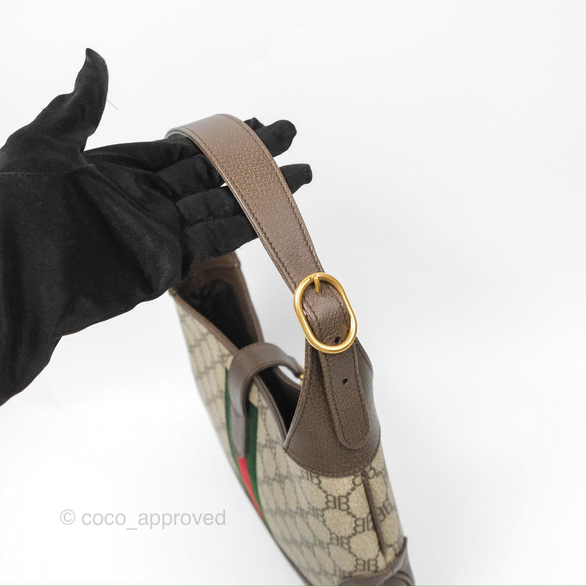 Balenciaga x Gucci The Hacker Project Jackie 1961 Small Hobo Bag - Luxury Designer Crossbody Purse for Women, Perfect for Daily Use & Night Out