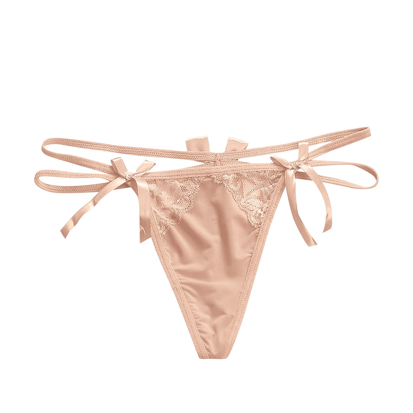 Sexy Lace Low Waist Thong Panties for Women - Cotton Comfort Underwear - Perfect for Date Night & Everyday Wear