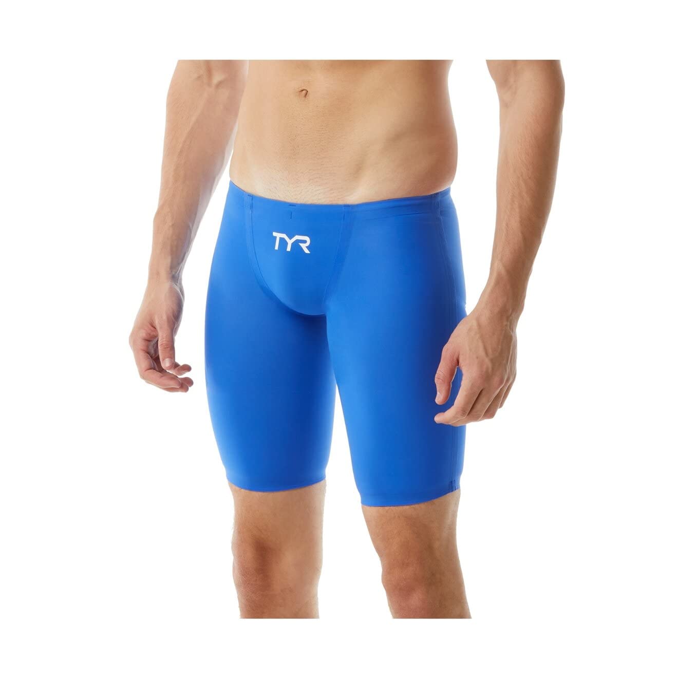 TYR Men's Invictus Solid Jammer - High Performance Competitive Swimwear for Training & Racing - Perfect for Lap Swimming, Swim Meets & Triathlons