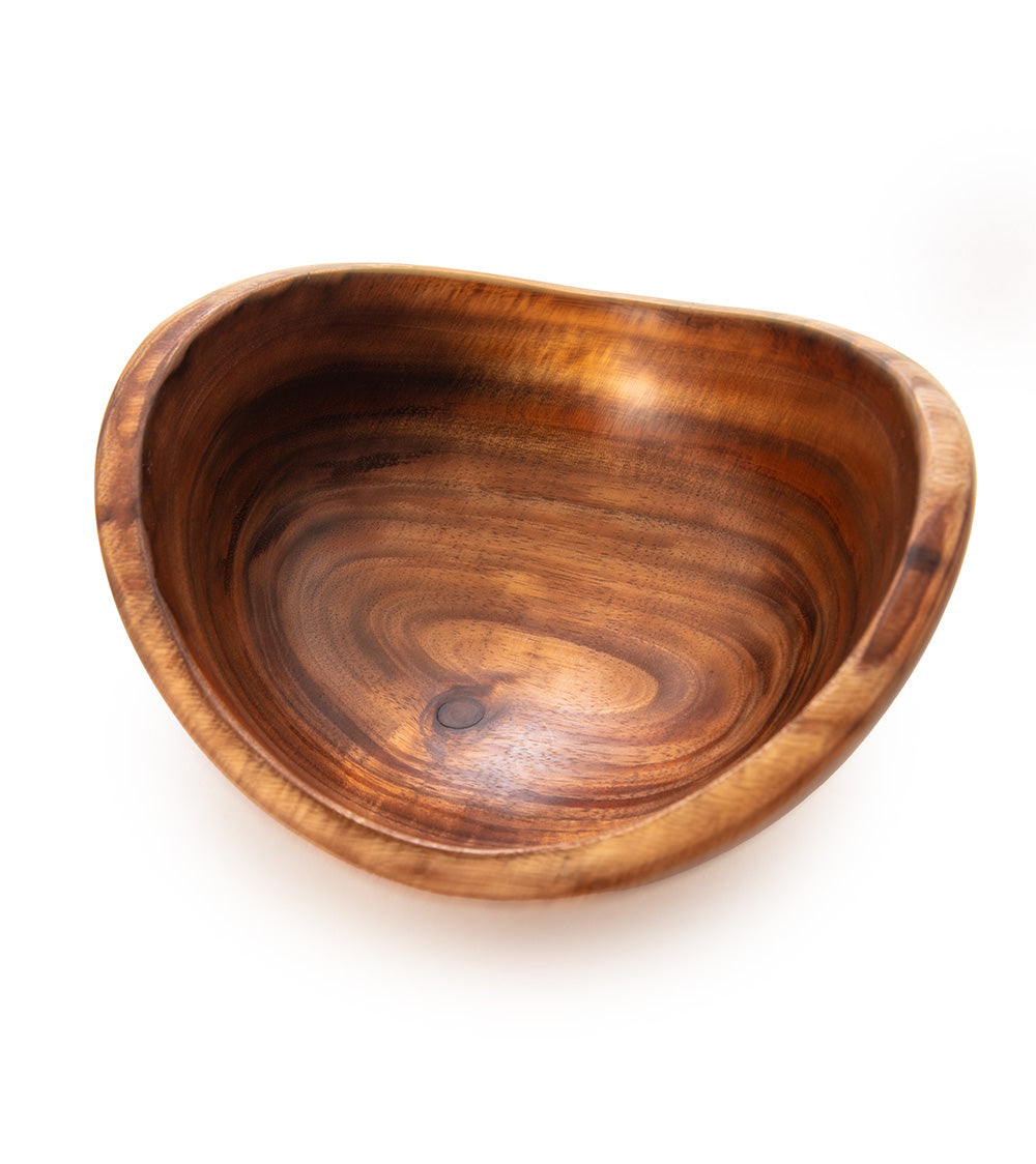 Handcrafted Koa Wood Bowl #39559 by Aaron Hammer - Perfect for Fruit Display, Home Decor & Gift Giving