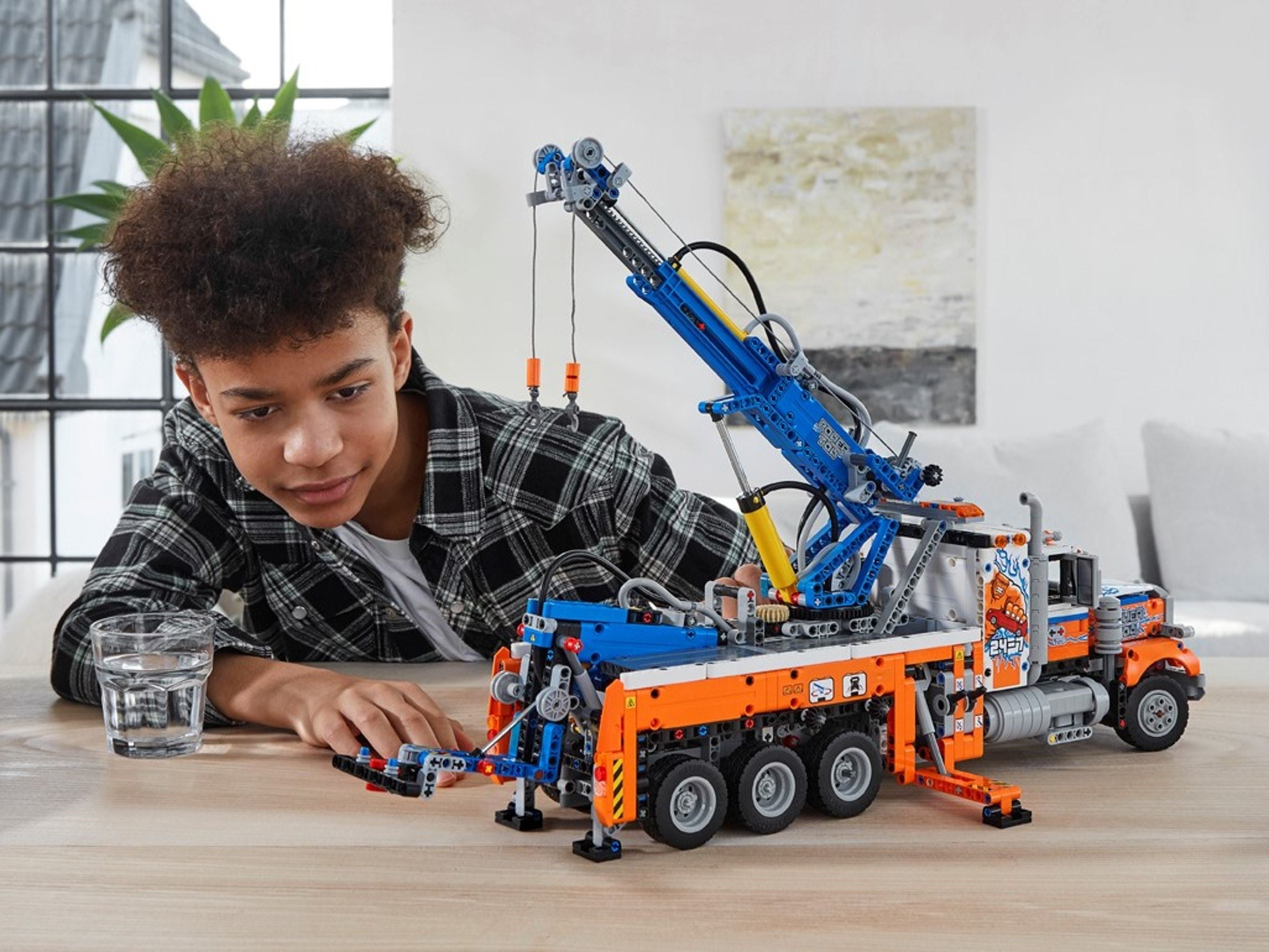 LEGO 42128 Heavy Duty Tow Truck Building Set – Technic Model Car Toy for Kids & Adults – Perfect for Construction Play, STEM Learning & Collectors – Great Gift for Birthday & Holidays