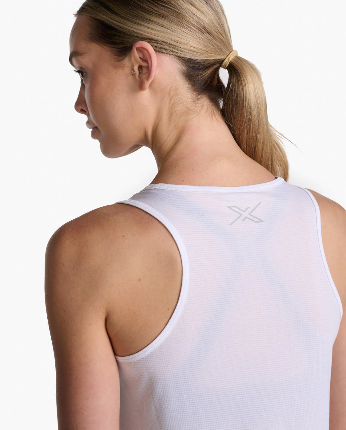 Aero Singlet White - Men's Lightweight Performance Tank Top for Running & Gym Workouts - Breathable & Quick-Dry Athletic Shirt for Summer Training & Sports Activities