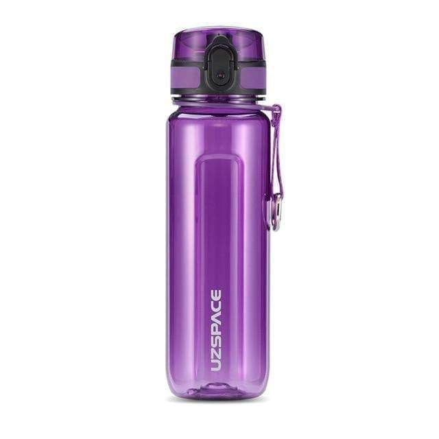 UZSPACE Sports Water Bottle 400ml/500ml/800ml/1000ml - BPA Free Plastic, Leakproof, Portable Drink Bottle for Gym, Cycling, Hiking & Outdoor Activities - Perfect for Water, Fruit Infusions, Tea & Protein Shakes