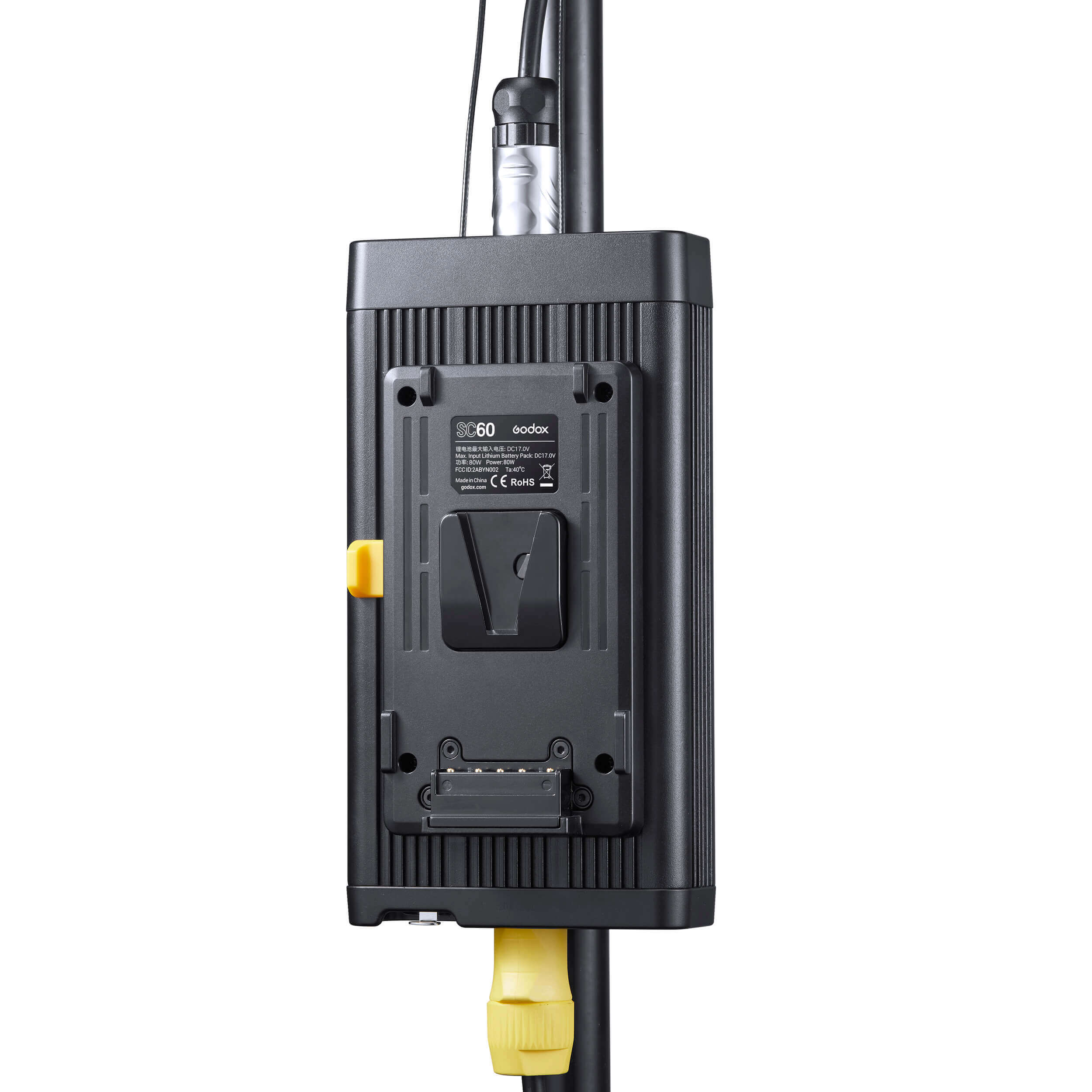 60W Daylight Balanced Focusable LED Light with Projector - Perfect for Photography, Videography, and Studio Lighting