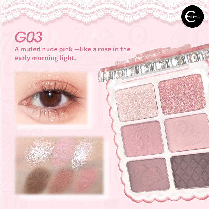 Gogotales Little Gem Eyeshadow Palette - 12 Highly Pigmented Matte & Shimmer Shades, Vegan & Cruelty-Free - Perfect for Everyday Makeup, Party & Special Occasions