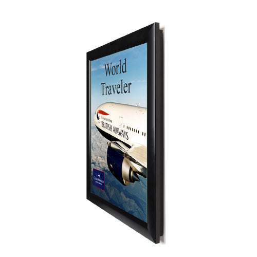 Bold Super Wide Face Poster Swing Frames - Quick Change Swing Open Metal Frame (40+ Sizes) for Home Decor, Office Display & Trade Show Exhibits