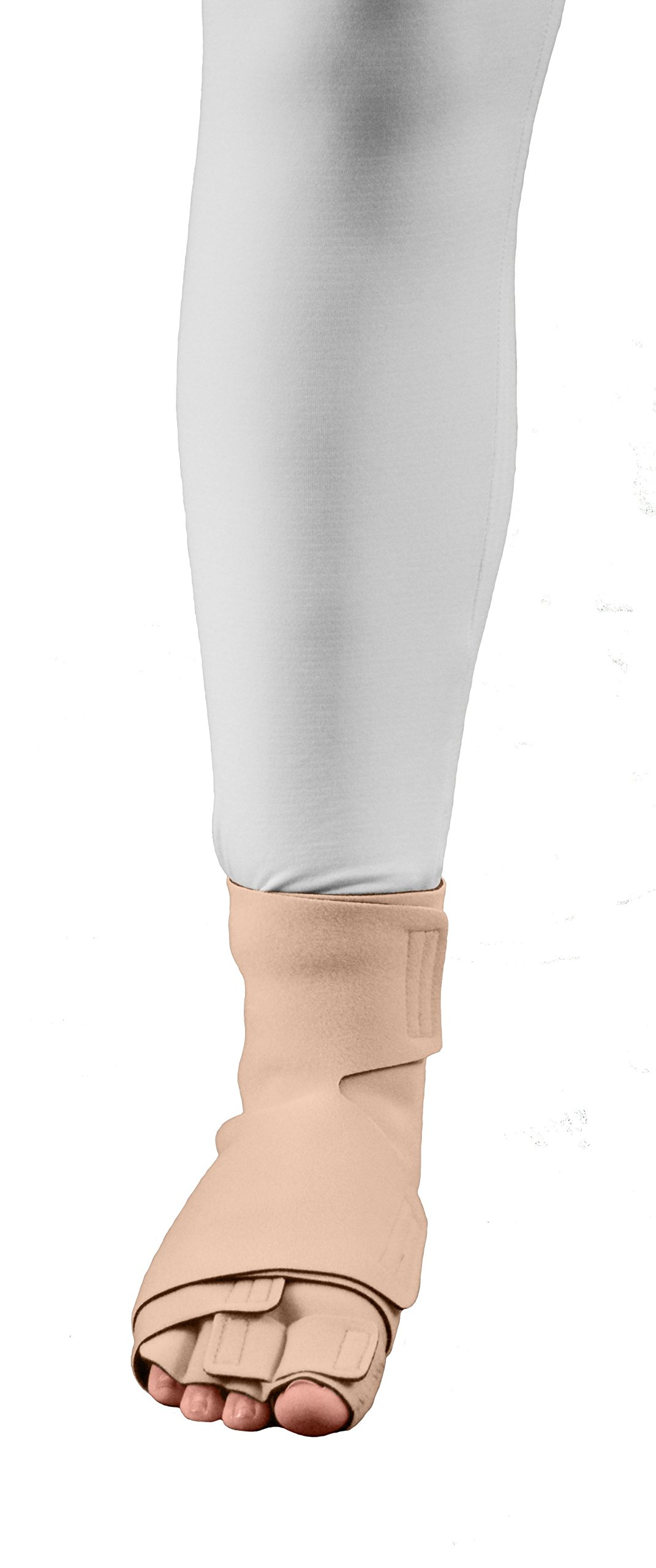 ReadyWrap Beige Toe Right XX-Large Compression Wrap - Medical Grade Support for Post-Surgery Recovery & Sports Injuries (Ideal for Bunions, Hammertoes & Swelling Relief)