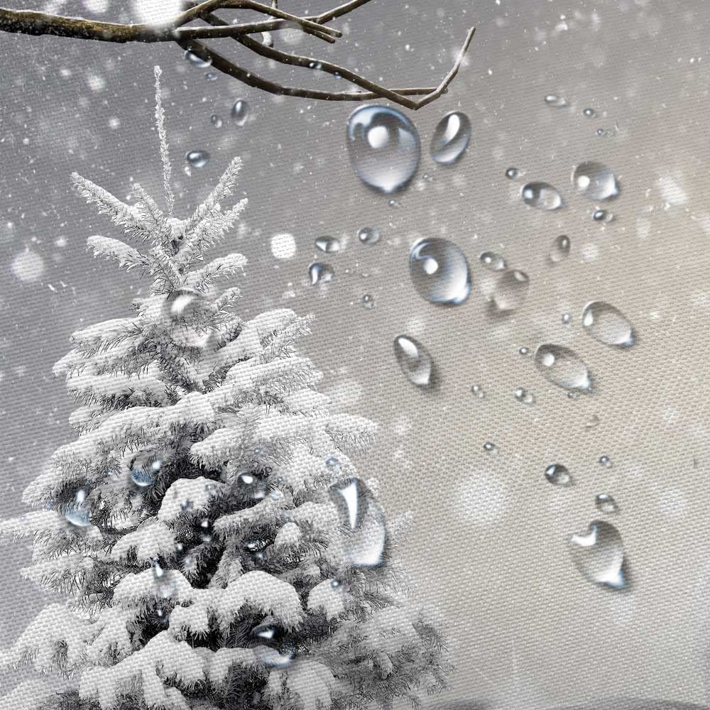 Grey Snowman Shower Curtain Set - 72x72 Inch Winter Snowflake Christmas Bathroom Decor with Hooks | Waterproof Fabric Shower Curtain for Holiday Home Decor, Kids' Bathroom & Seasonal Restroom Accessories