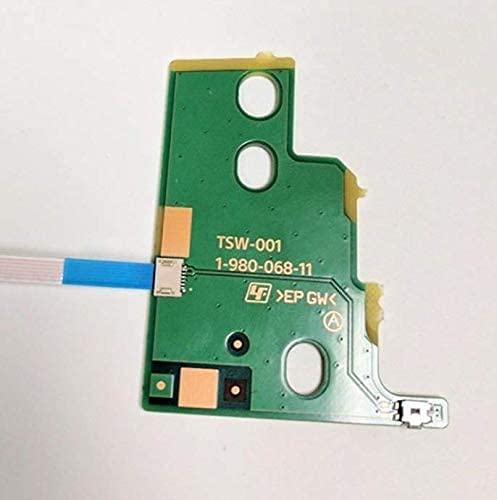 PlayStation 4 PS4 1200 CUH-12XX Model DVD Drive Eject Board Switch & Flex Cable Replacement - TSW-001 Disc Drive Repair Kit for PS4 1200 Series - Fix Disc Ejection Issues for Gaming & Media Playback