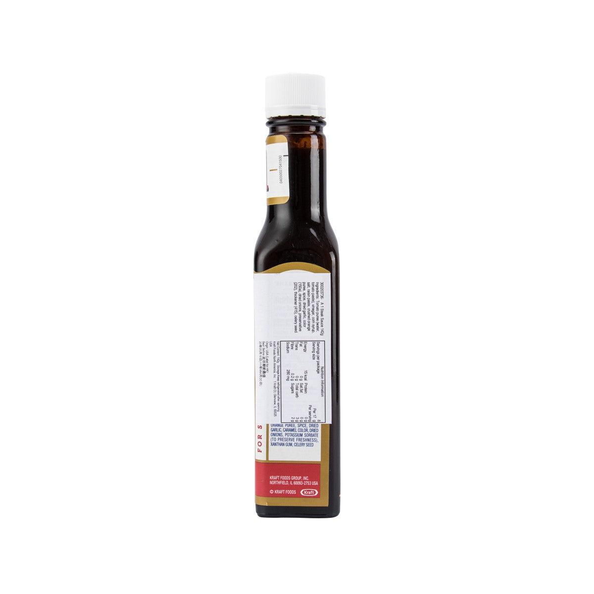 Original A1 Steak Sauce (5 oz / 142g) - Premium Steak Topping for Grilling, BBQ & Cooking - Perfect for Steaks, Burgers & Meat Dishes