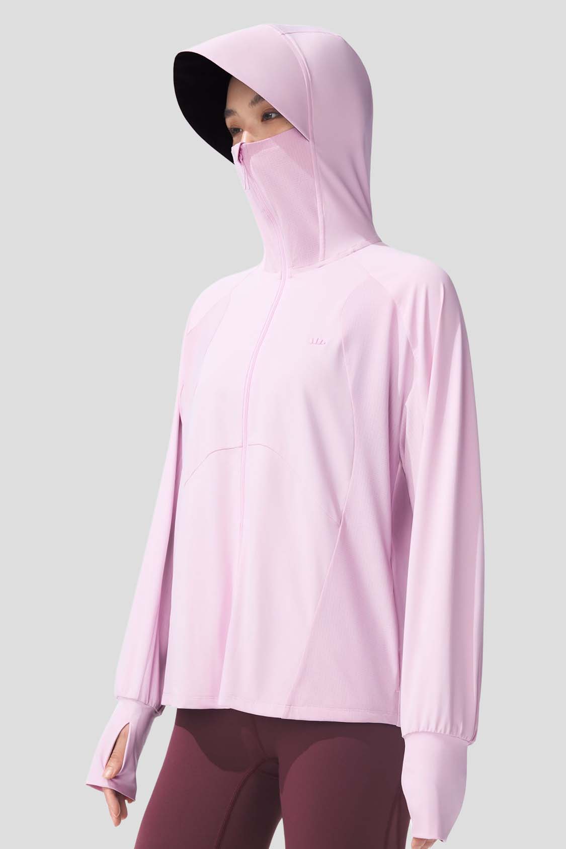 Lush Women's Cooling Loose Sun Jacket UPF100+ UV Protection Lightweight Breathable Summer Cover-Up for Beach, Pool & Outdoor Activities