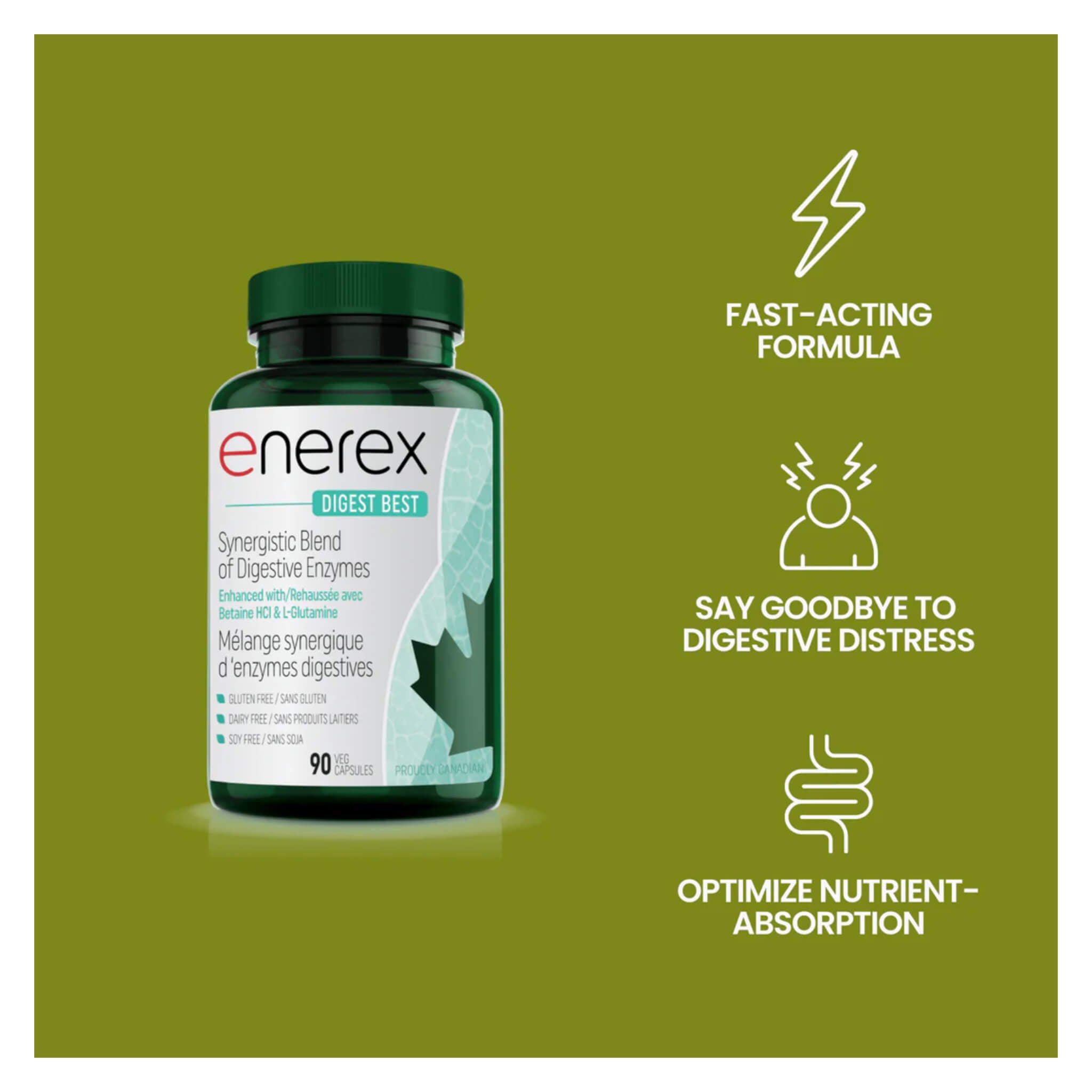 Digest Best Full Spectrum Digestive Enzymes Supplement for Gut Health & Digestion Support | Ideal for Meals, Bloating Relief & Nutrient Absorption