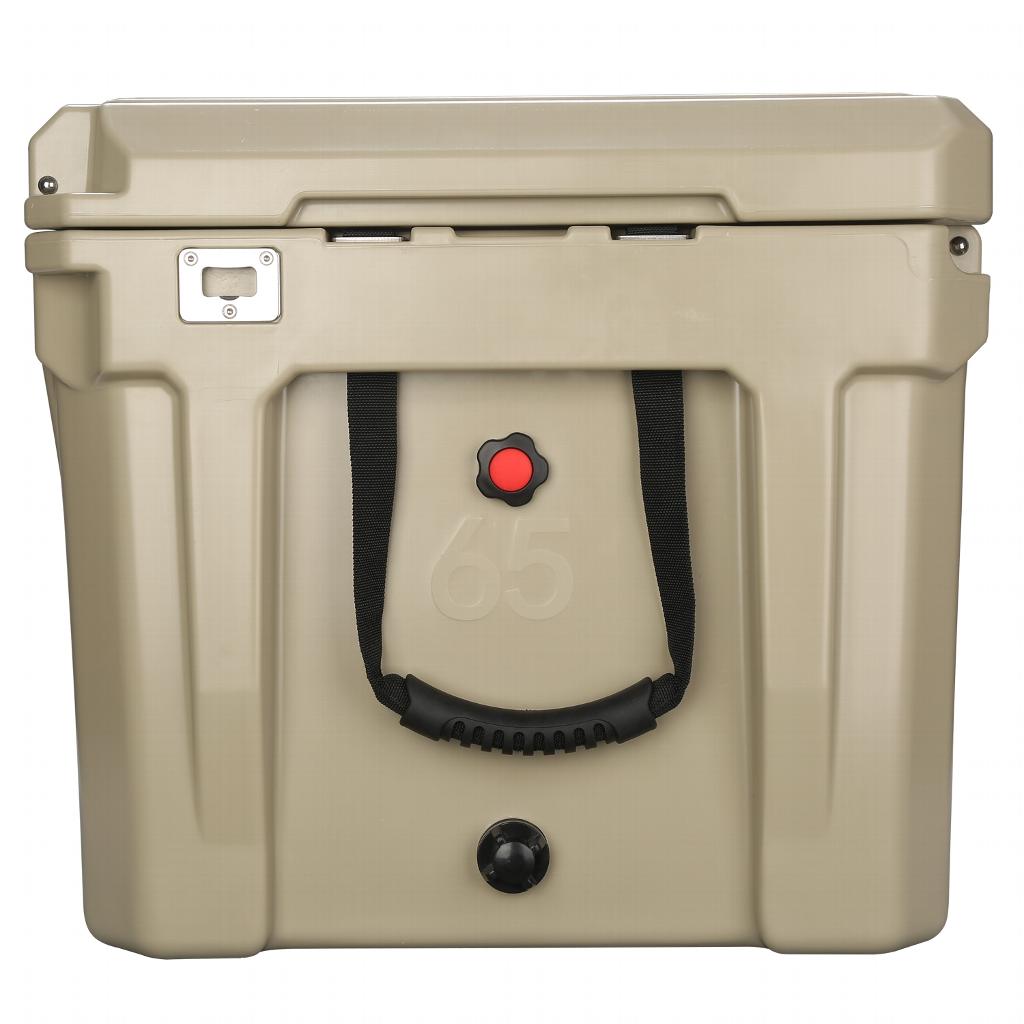 Bulldog Winch Sportsman Cooler 65 Quart - Heavy Duty Rolling Cooler for Camping, Tailgating, Fishing & Outdoor Adventures
