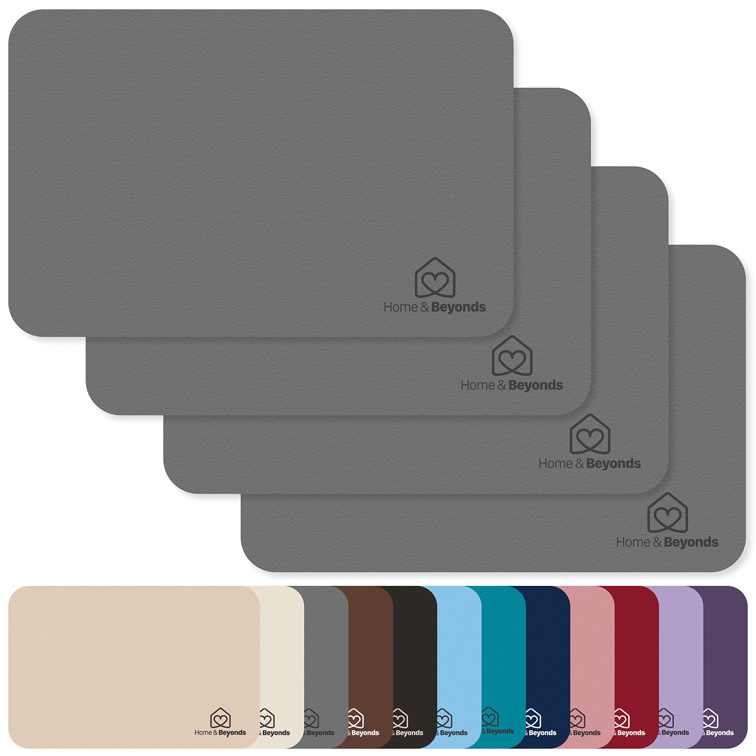 Premium Soft Bathroom Rugs - Ultra Absorbent & Quick Dry Bath Mat Set (27.5