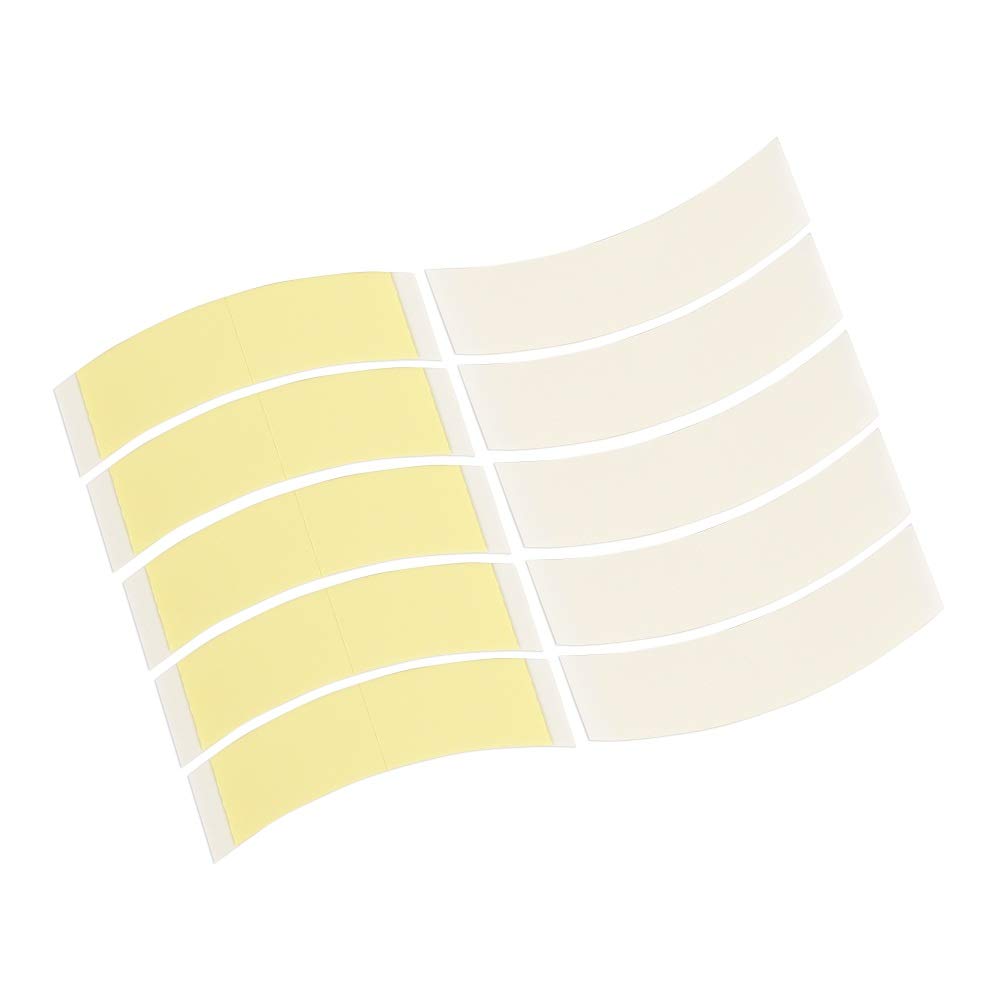 CREATE BEAUTY Lace Front Wig Tape - 36 Pieces Waterproof Strong Hold Double Sided Adhesive for Wigs (Yellow) | Secure All-Day Wear for Cosplay, Daily Use & Special Occasions