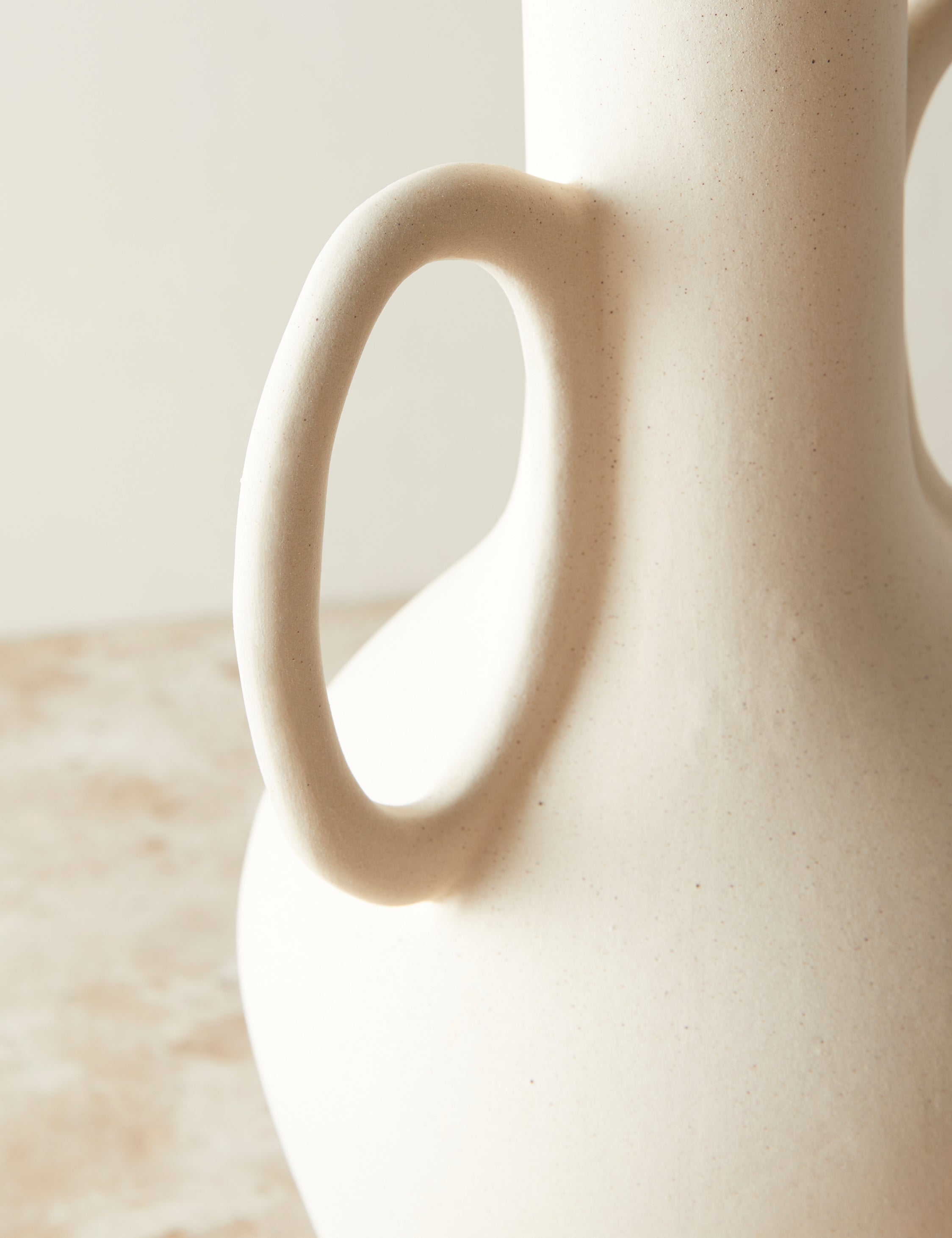 Sarah Sherman Samuel Amphora Vase - Handcrafted Ceramic Home Decor for Living Room, Bedroom & Office - Elegant Table Centerpiece for Modern Interior Design