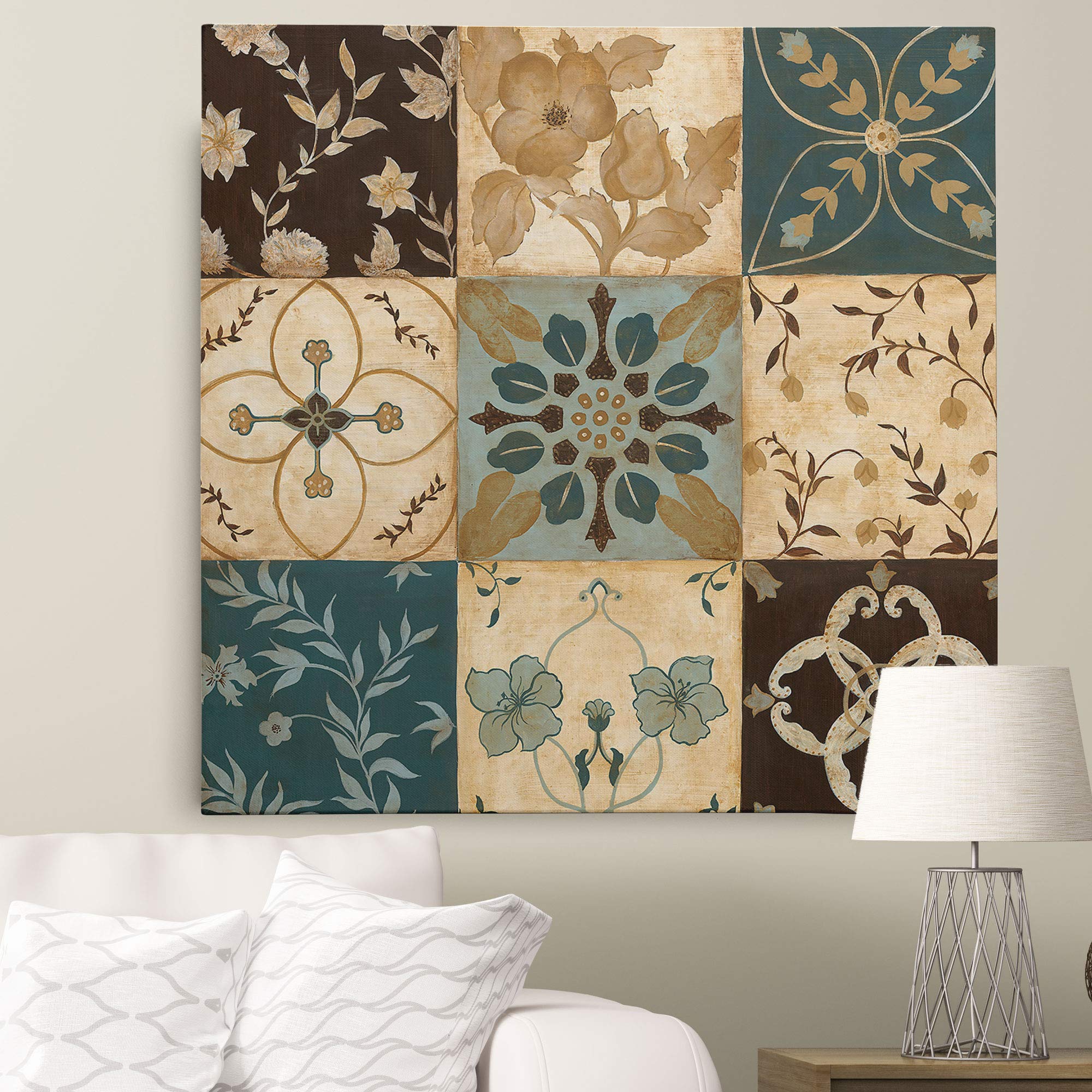 Patterns of Nature II Gallery Wrapped Canvas Wall Art - Modern Home & Office Décor for Bedroom, Living Room - 24x24 Inches - Perfect for Gifts & Interior Design