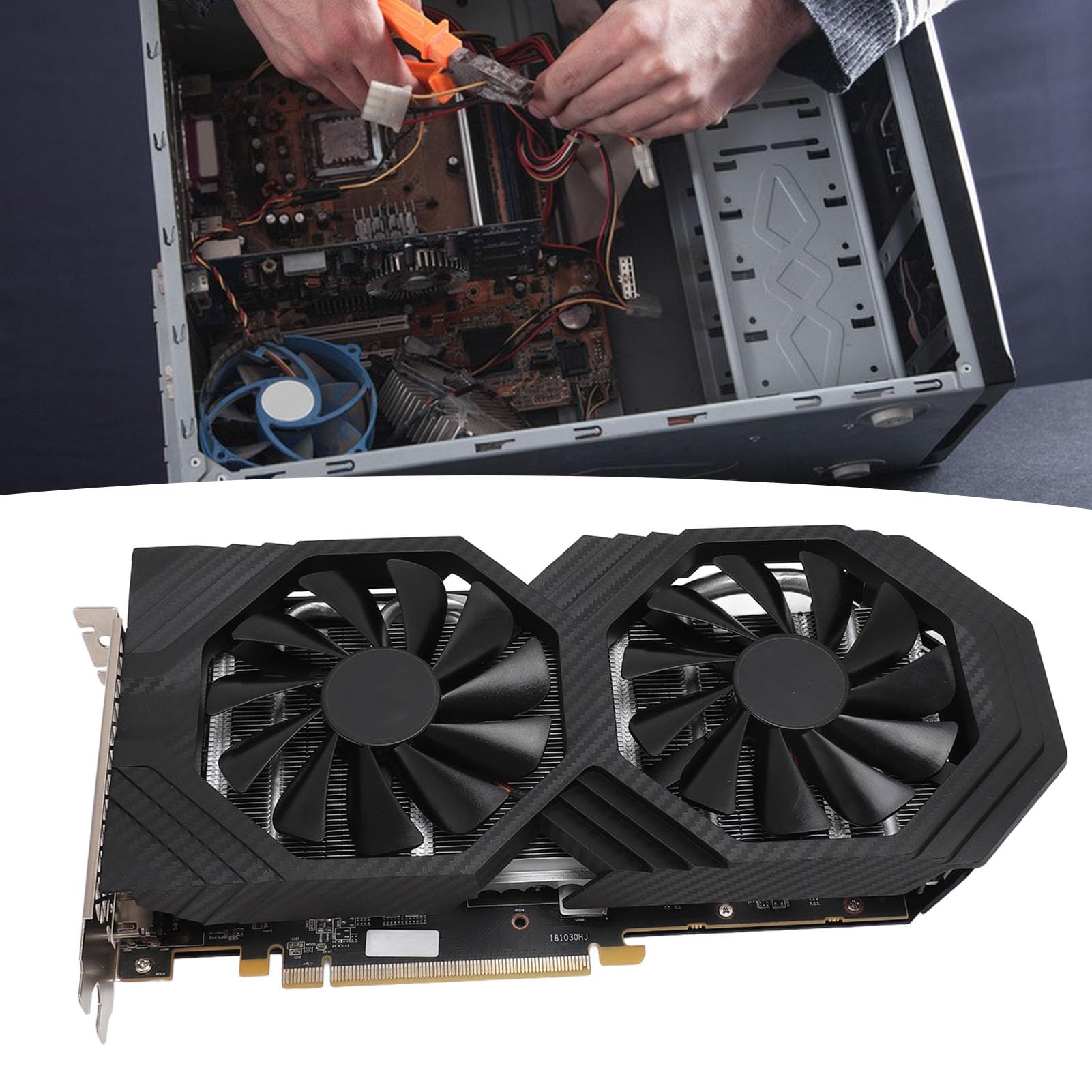 ANGGREK RX590 8GB GDDR5 256-bit Gaming Graphics Card - High Performance GPU for PC Gaming, Video Editing & Crypto Mining | Fast Heat Dissipation & Smooth 4K Experience