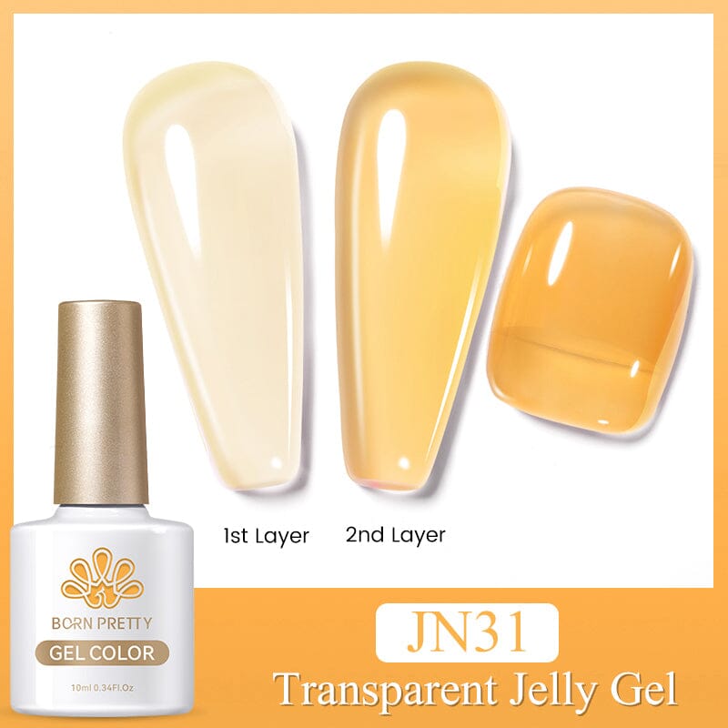 Jelly Nude Gel JN31 - 10ml Nail Polish for Gel Manicures - Perfect for Salon & Home Nail Art
