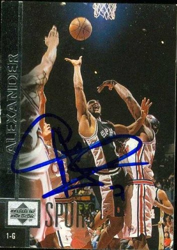 Cory Alexander Autographed Basketball Card - San Antonio Spurs 1997 Upper Deck #111 - Collectible Memorabilia for NBA Fans & Sports Card Enthusiasts