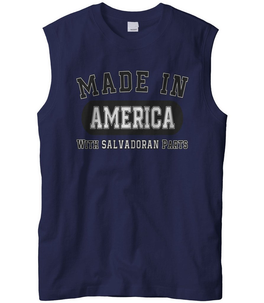 Cybertela Men's Sleeveless T-Shirt - American Made with Salvadoran Materials | Gym Workout, Summer Casual & Athletic Wear