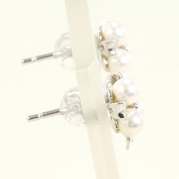 18K White Gold Pearl Earrings for Women - Elegant Pearl Jewelry for Wedding, Party & Special Occasions