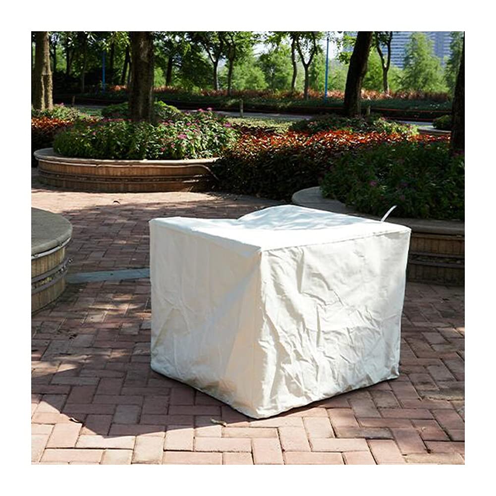 MAHFEI Waterproof 420D Oxford Fabric Rectangular Patio Table Cover - UV Resistant & Tear Proof Outdoor Furniture Protector for Garden, Rattan Sofa, Chair & Table - Perfect for Backyard, Deck & Patio Use