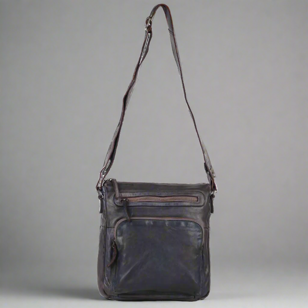MET Front Organizer Crossbody Bag for Women - Stylish & Functional Small Shoulder Bag with Multiple Pockets - Perfect for Travel, Work, and Everyday Use