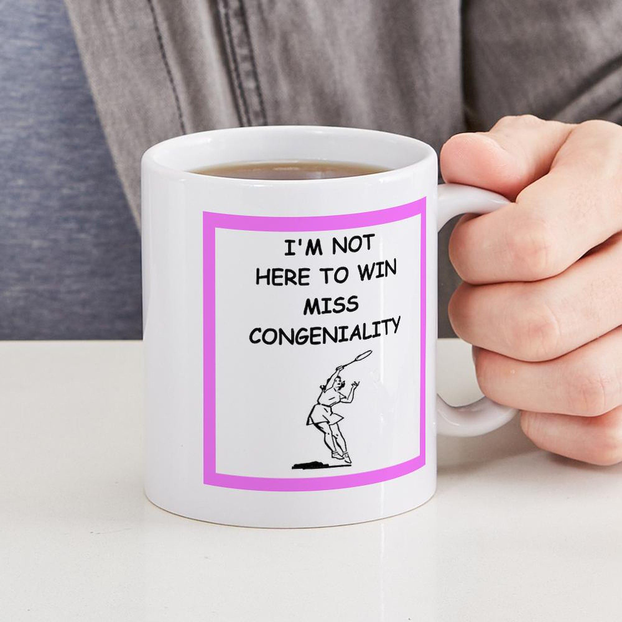 11 oz (325 ml) Ceramic Coffee Mug for Tennis Lovers - Perfect for Hot & Cold Drinks at Home, Office, or Tennis Club